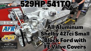 All Aluminum Shelby Block 427 Small Block Ford for Superformance Cobra @ Le Mans Coupes  529HP 541TQ