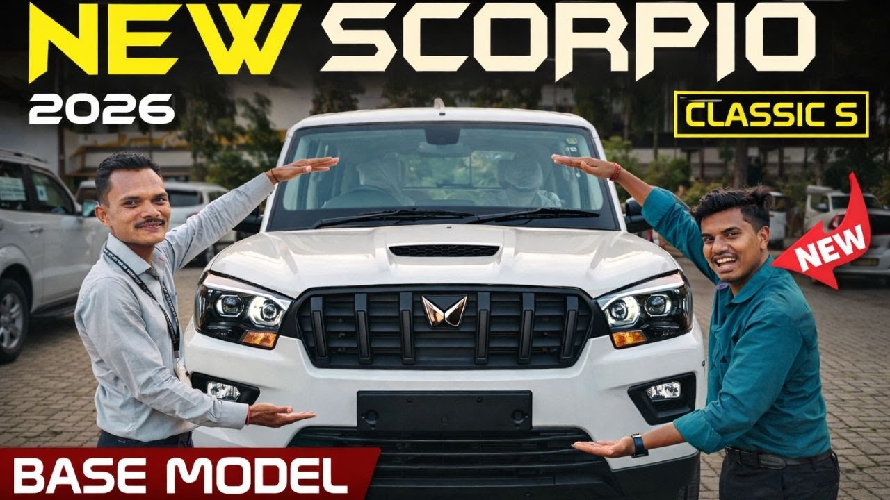 New Mahindra Scorpio Classic S Base Model 9 Seater 2026😍 | Features Price Mileage | Scorpio Review.