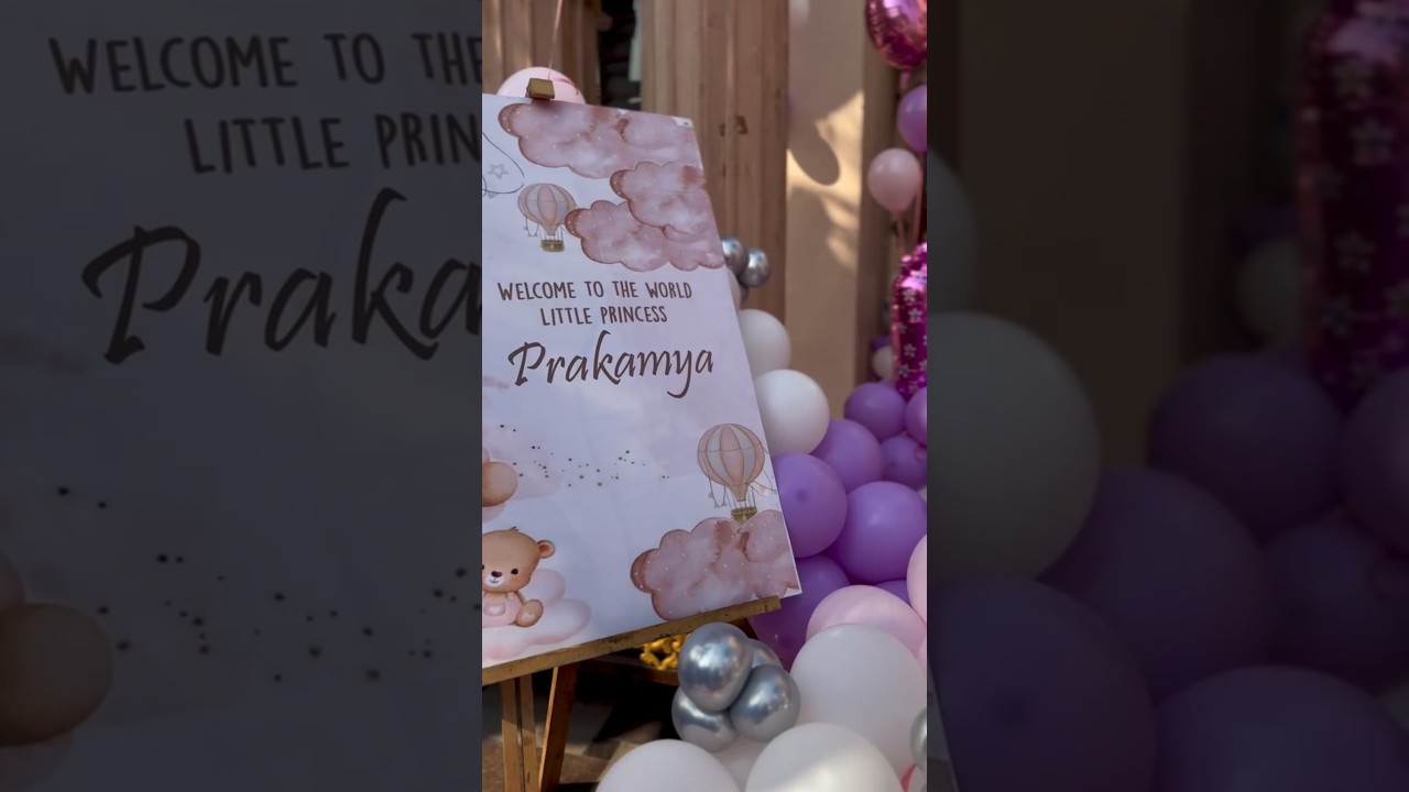 It's A Girl 🤫🥰 #babygirl #welcome #welcomehome #decoration #newvideo #shorts #littlebaby #newchild