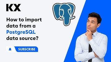 How to Import Data from a PostgreSQL Data Source to kdb Insights Enterprise? | KX