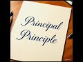 Principal v/s Principle |How to improve spoken English in Punjabi |Learning English |Vocabulary |