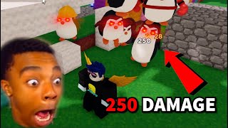 the penguins are CRAZY (Roblox Bedwars Update)