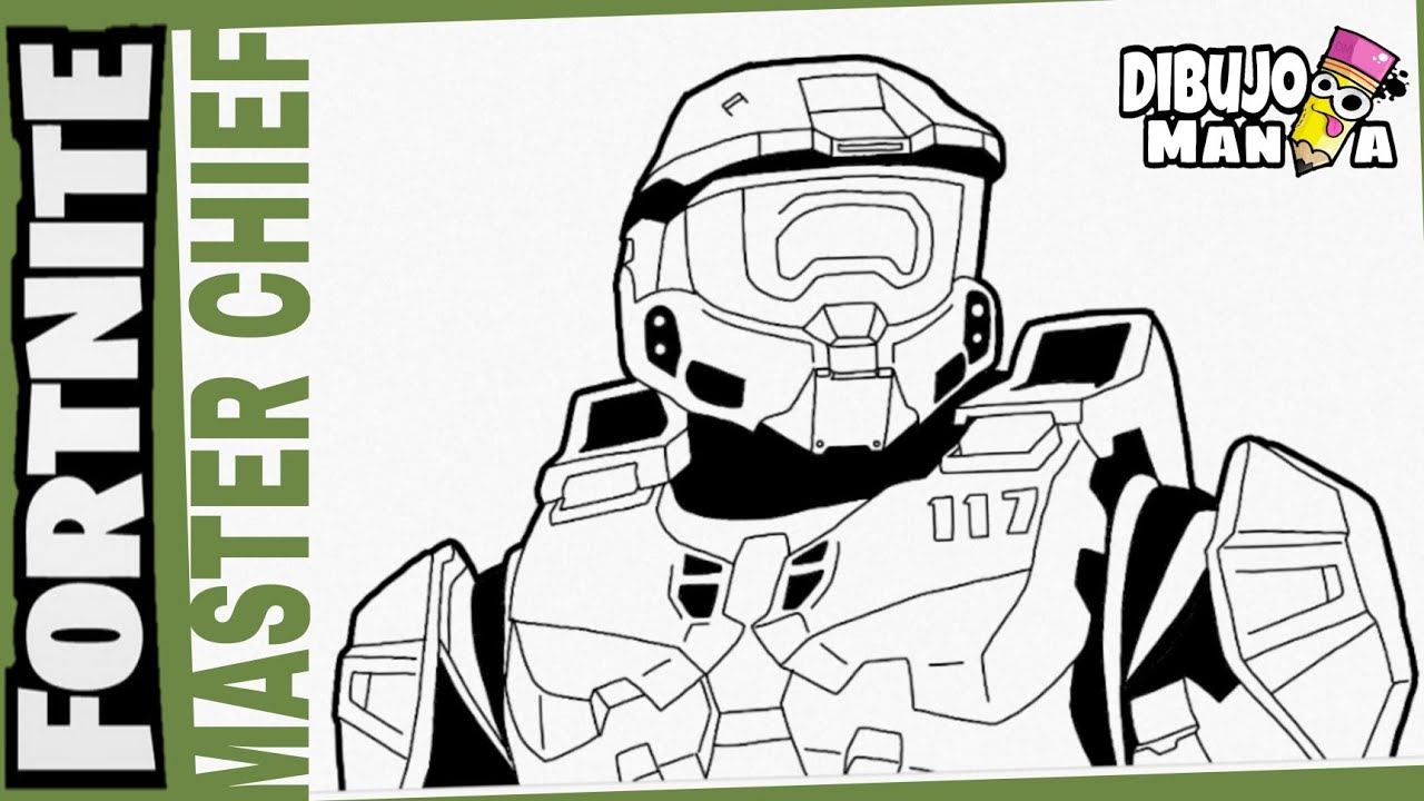 COMO DIBUJAR A MASTER CHIEF DE FORTNITE | HALO | how to draw master chief  from fortnite - thptnganamst.edu.vn