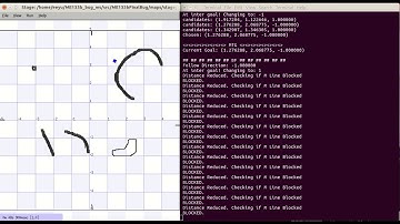 Tangent Bug Algorithm, Course 1