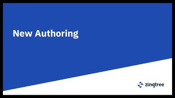 Zingtree New Authoring Overview