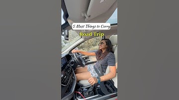 Road Trio Essentials | Things to Carry Road Trip | Safari Car | Laptop Charger in Car | India Roads