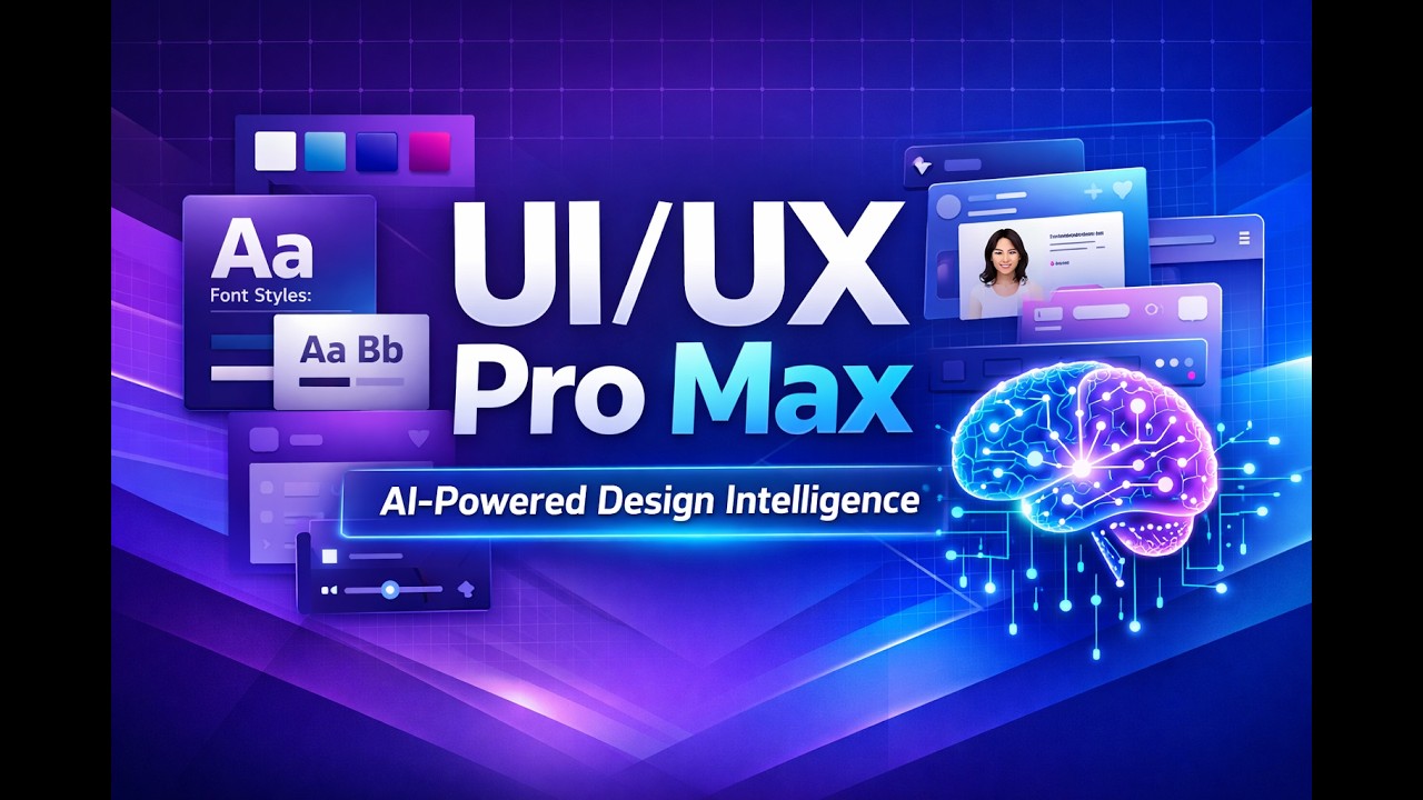 UI/UX Pro Max - The Ultimate AI Design Intelligence Tool - YouTube