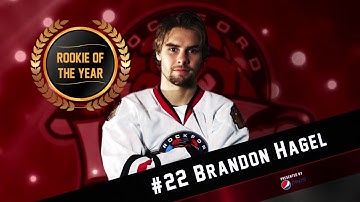 Rockford IceHogs 2019-20 Team Awards - Brandon Hagel - MVP and Rookie of the Year