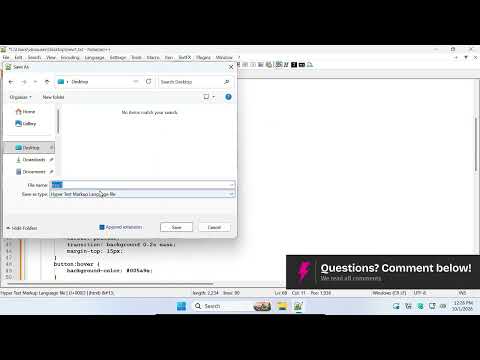 How to RUN HTML CODE in a Browser from Notepad++ (Step by Step) 2026