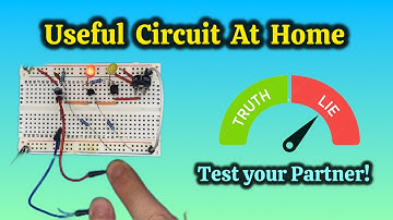 I made my own lie detector circuit!