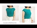 Easy Crochet for Summer: Crochet Crop Top (Blouse) #24