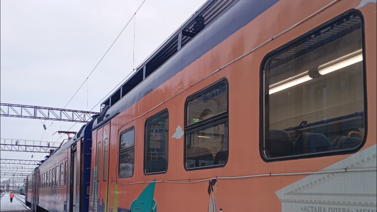 TRIP REPORT | Поездка на Пригородном Поезде 815 Нур Султан Нурлы Жол-Курорт Боровое