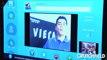 Demo of Skype on Panasonic TVs | Crutchfield Video
