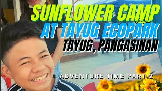 Adventure Time Part 2: Vanjoss @ Sunflower Camp of Tayug EcoPark, Tayug Pangasinan