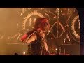 Watain - Erik gets distracted by a person on stage, see what he whishes that person 2018-Nov-25