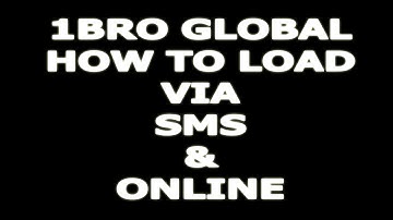 1BRO How to Load Via SMS and Online