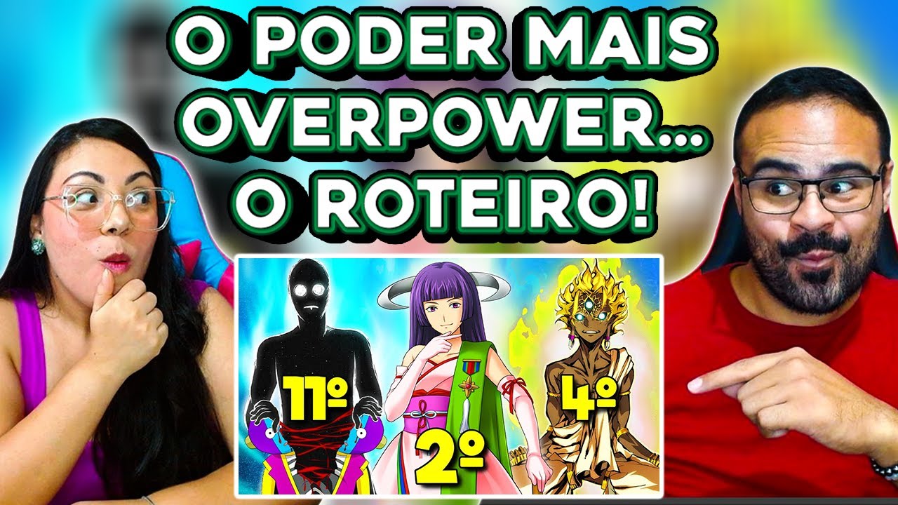 REACT ULTRA NERD | Os Personagens MAIS PODEROSOS dos ANIMES! (2024)