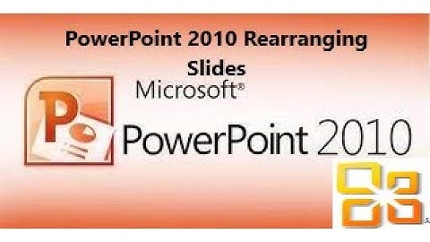 PowerPoint 2010  Rearranging Slides  || Tutorial for Beginners ||  Tools For Online Teaching.