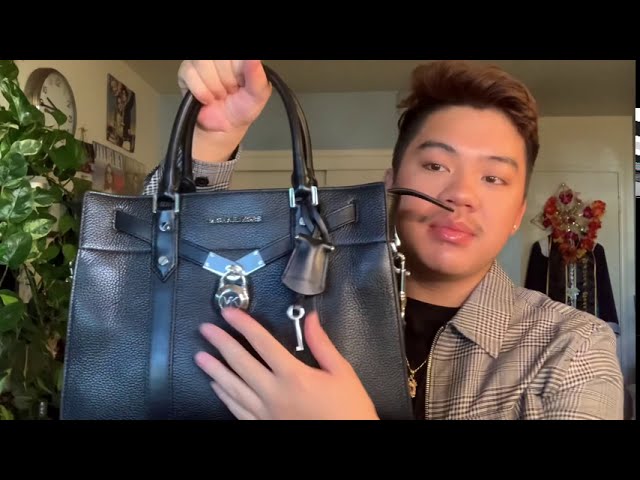 MICHAEL KORS HAMILTON MEDIUM SATCHEL VS LARGE SATCHEL 