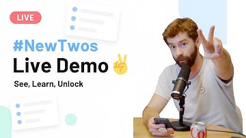 LIVE DEMO - New Twos ✌️ (every week at 12pm EST)