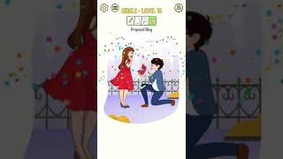 Brain 😍😘Love story -  Brain Puzzle Games iOS Android Mobile Gameplay Circle - Levels 16-25 screenshot 5