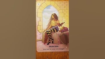 Princess (1) 🦄 Believe in Your Own Magic Oracle card Meaning