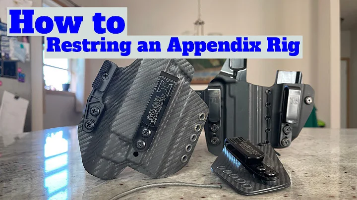 How to thread a two piece holster