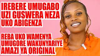 REBA IGITUBA UKO KIRONGORWA N'UMUGABO W'UMUKACERI MUMIRONGORERE DORE UMUGORE UFITE AMAZI YA ORIGINAL