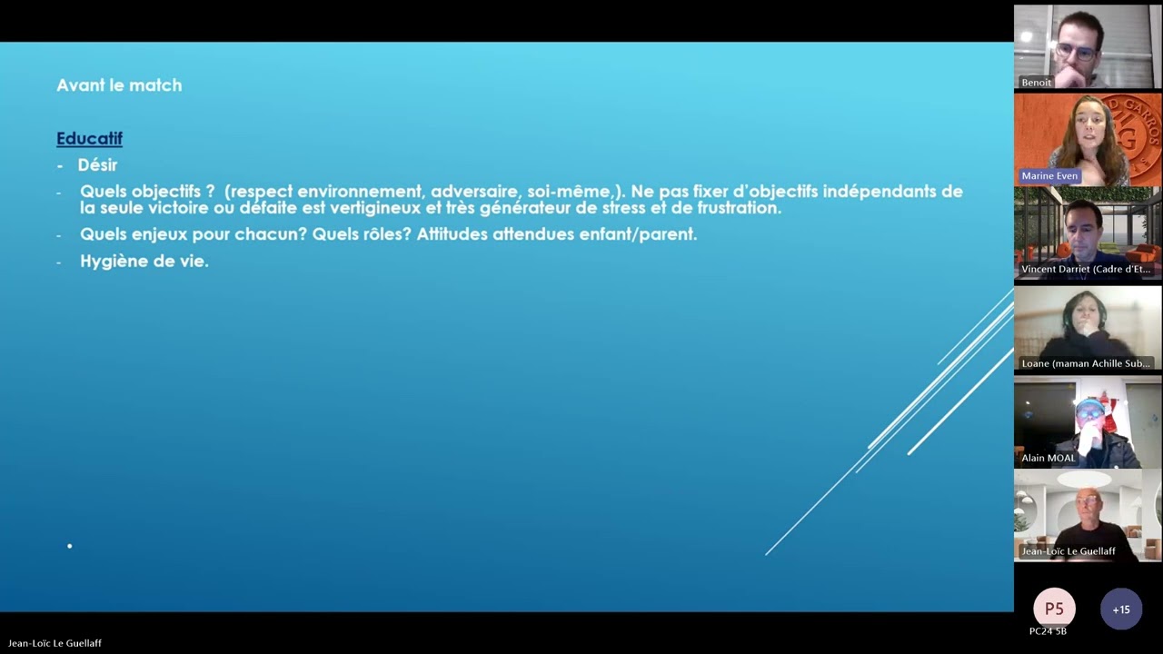 Webinaire : Accompagner son enfant en tournoi