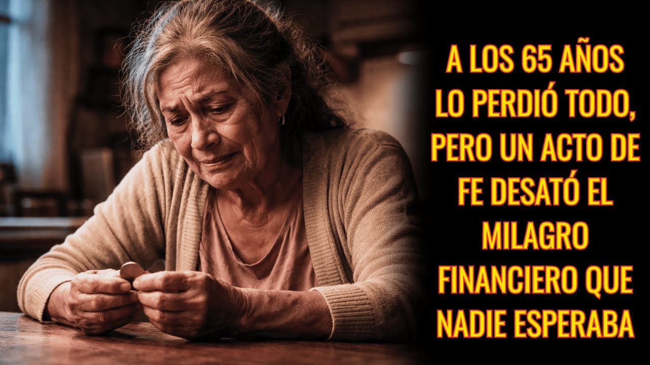 TENÍA 65 AÑOS, UNA SOLA MONEDA Y NINGUNA ESPERANZA, HASTA QUE DIOS CAMBIÓ SU DESTINO PARA SIEMPRE