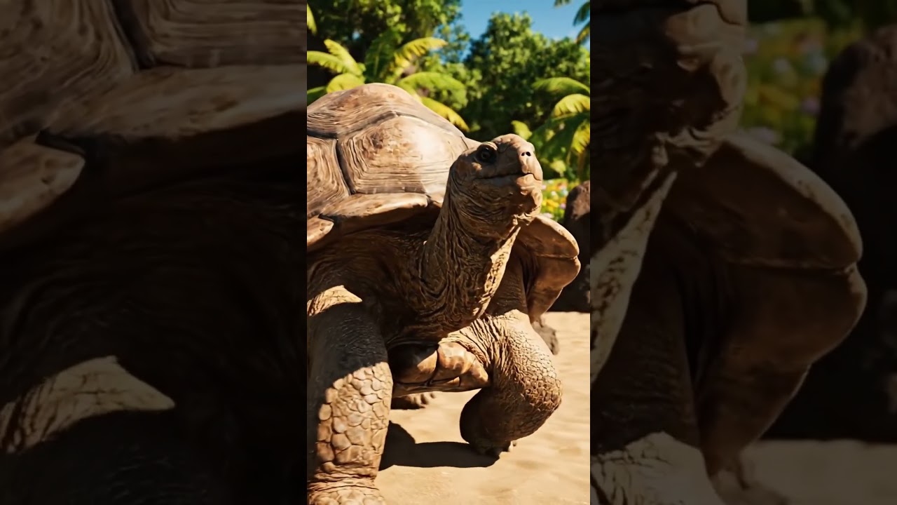 Гигантская черепаха-хранитель времени