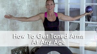 Flabby Arms/Bat Wings ~ Arm Toning Workout Over 50!