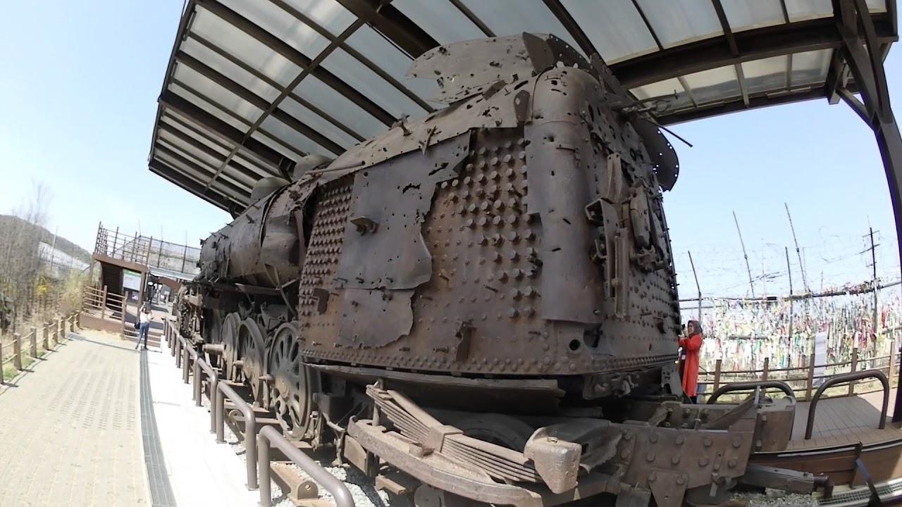 Dmz Train Rusting DMZ Rusting Steam Train Riddled by 1200 Bullets - YouTube