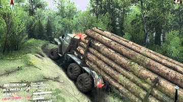 SpinTires - Plains map lumber delivery Part 1