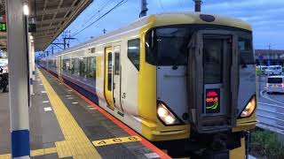 E257系500番台マリNB-08編成上総一ノ宮発車