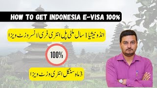indonesia e visa for pakistani | indonesia freelance visa | indonesia e visa process | indonesia |
