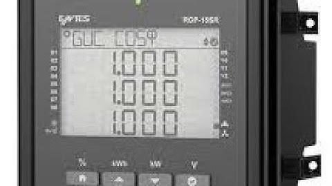 entes power factor relay RGI-12W alarm fault show. Alarm setting entes pf relay rgi-12w. alarm show