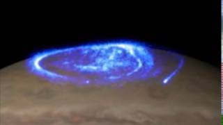 Hubble Tracks Bright Auroras on Jupiter