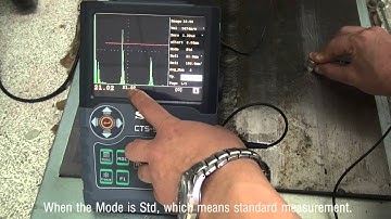 SIUI CTS-9009PLUS Flaw Detector Thickness Measurement