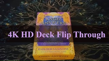 **ANGEL ANSWERS Oracle** 4K HD Deck Flip Through