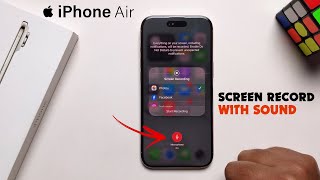 How to Screen Record & Enable Microphone on iPhone Air