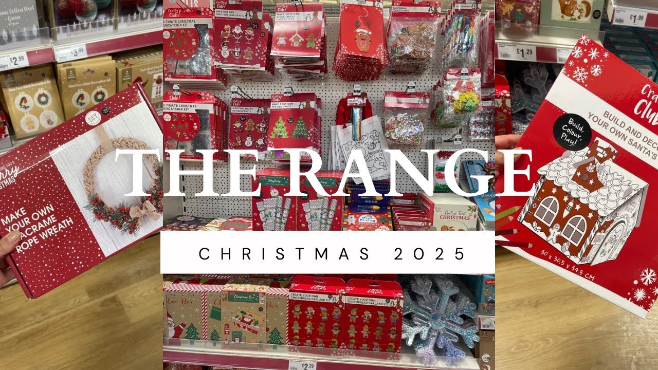 CHRISTMAS ARTS AND CRAFTS AT THE RANGE | CHRISTMAS 2025 🎄