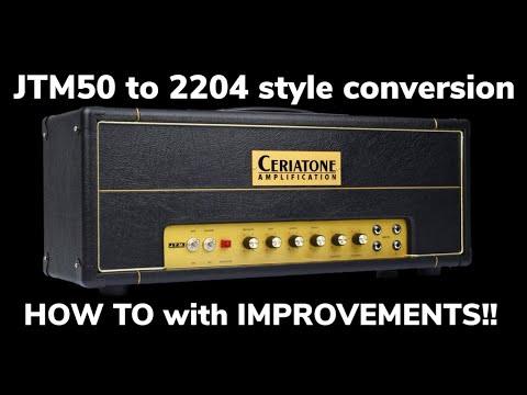JTM50 to 2204 style conversion - HOW TO with IMPROVEMENTS!!
