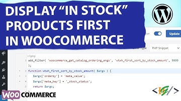 How to Display In Stock Products First in WooCommerce Shop | Sort Products by Stock Status