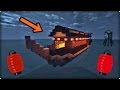 【マインクラフト】屋形船を和風建築してみる【屋形船の作り方】