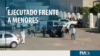Ejecutan a un agente del MP frente a su familia en Jalisco