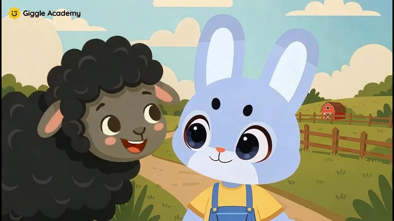 Бе-бе-бе, чёрная овечка🐑 | Детская песенка и стишок