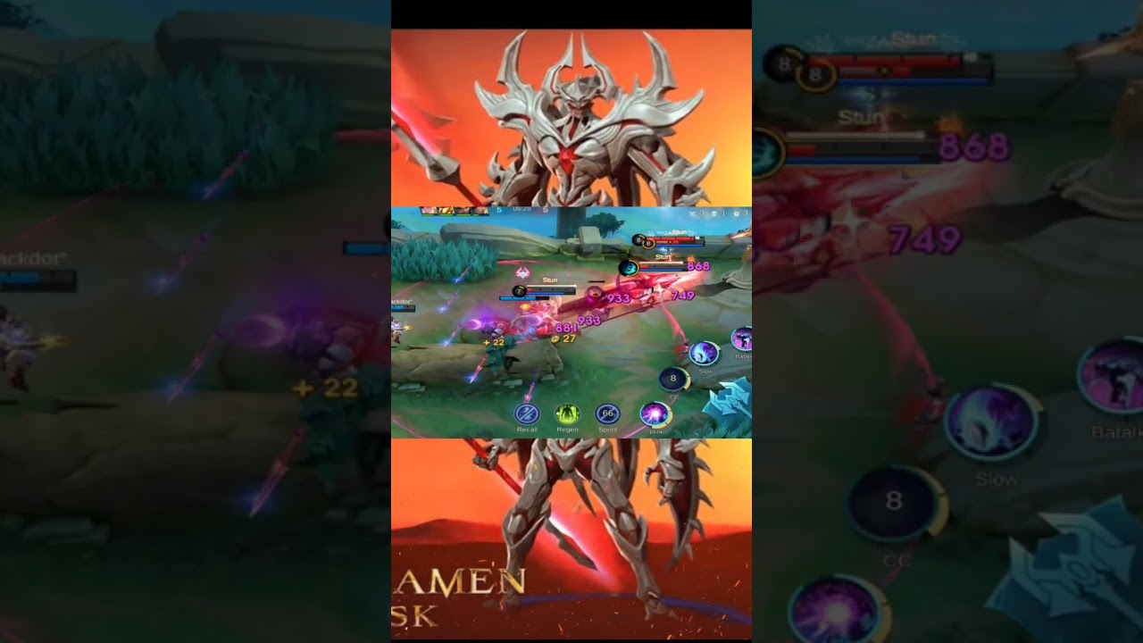 Zhask Bone Flamen menggendong tim rewel  berotasi nyerang ‼️