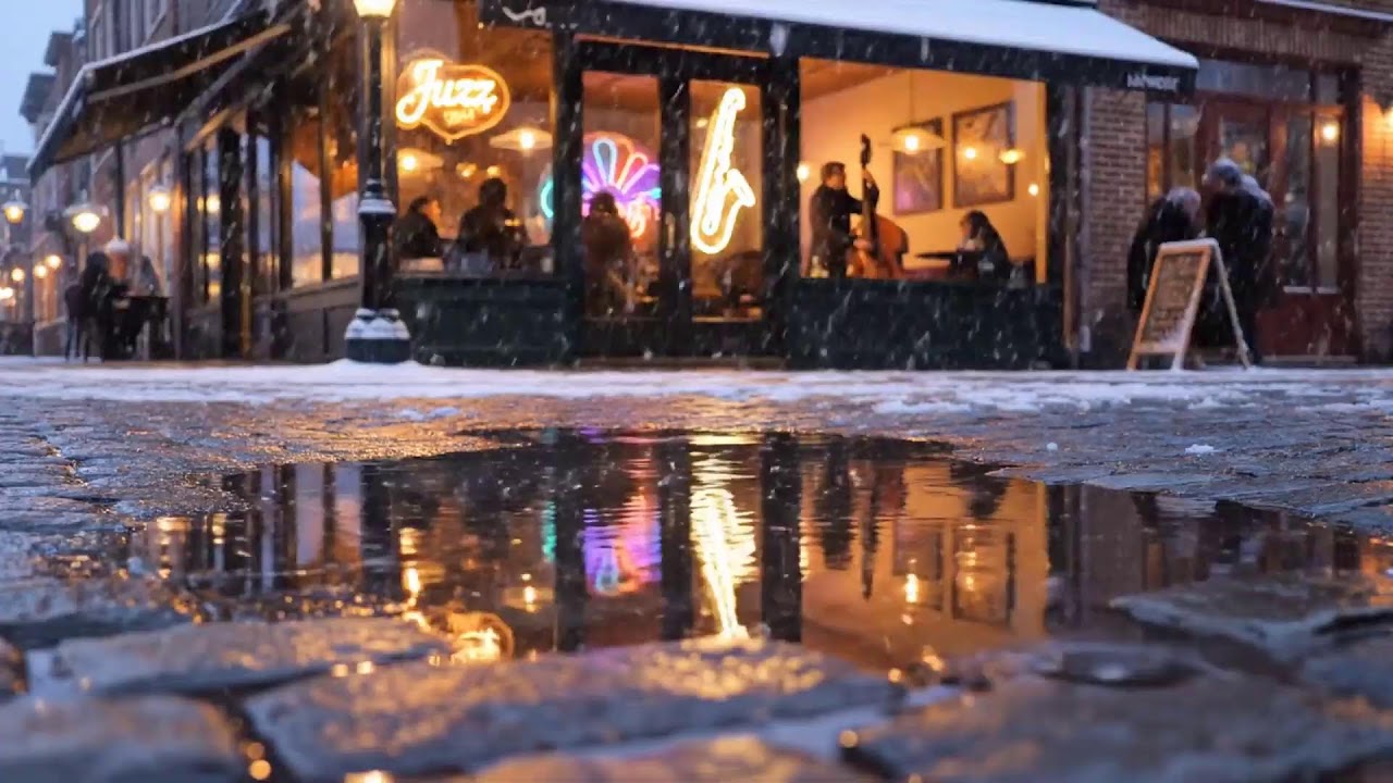 Timber Lodge Jazz Piano by Crackling Fire 🔥 Warm Rustic Instrumental Music for Mountain Evening