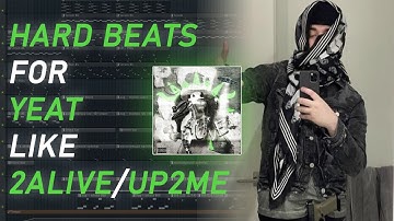 how to make HARD beats for YEAT and KANKAN like 2ALIVE l 2alive tutorial